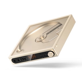 FiiO DM15 Portable Stereo CD Player with True 24Bit R2R DAC, 1150mW+1150mW High-Power Output, aptX Adaptive Bluetooth Transmitter, 24 Sound Presets, USB/CD HiFi Audio, HD Display (White)