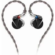 FiiO FD15 13.8mm Magnalium DLC HiFi Dynamic Driver in-Ear Earphone with Stainless Steel Shell, Detachable MMCX Cable Black