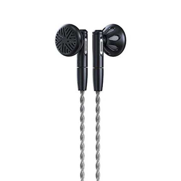 FiiO FF5 Carbon Dynamic Driver In-Ear Earphones  Clear HiRes Sound, Wide Soundstage, Aluminum Shell, 3.5mm/4.4mm MMCX Cables