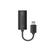 FiiO JadeAudio KA1 Headphone Amps Tiny Amplifier USB DAC High Resolution Lossless for Smartphone/PC/Laptop/PlayersLightning, Black