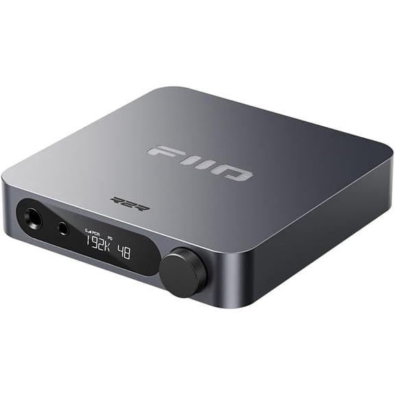 FiiO K11 Desktop 1400W Power Balanced Headphone DAC & Amplifier 384kHz/24Bit DSD256 for Home Audio/PC 6.35mm/4.4mm/RCA/Coaxial/Optical (K11 R2R Titanium)