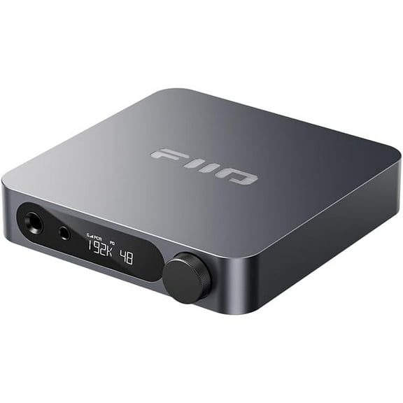 FiiO K11 Desktop 1400W Power Balanced Headphone DAC & Amplifier 384kHz/24Bit DSD256 for Home Audio/PC 6.35mm/4.4mm/RCA/Coaxial/Optical (Titanium)