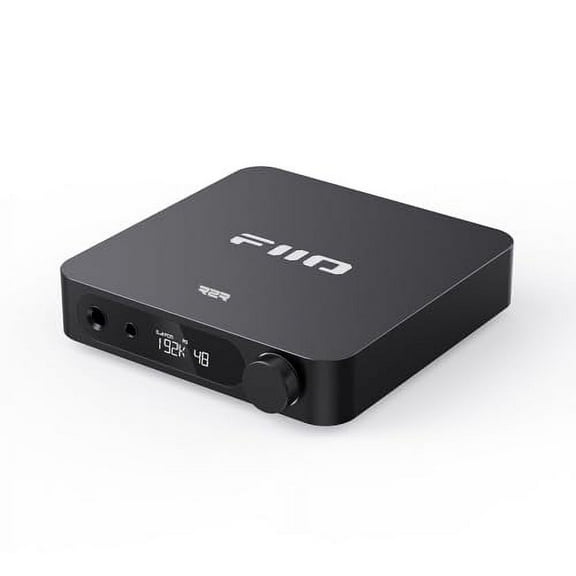FiiO K11 R2R DAC and Headphone Amplifier for Home Audio or PC, 6.35mm and Balanced 4.4mm, RCA, Coaxial, Optical, 1300mW, 384kHz/24Bit DSD256(Black)