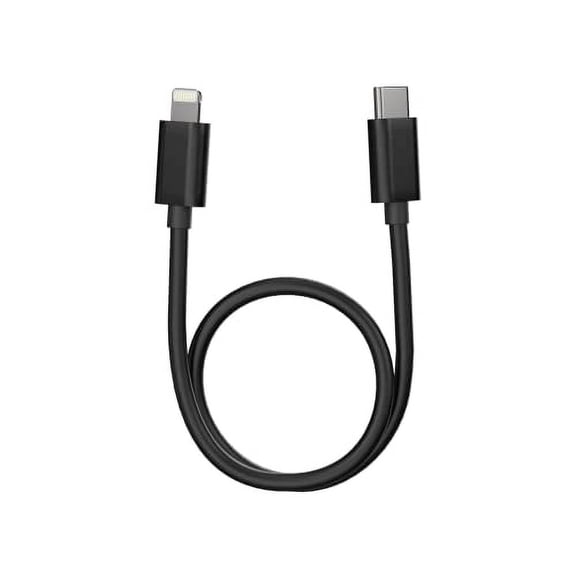 FiiO LT-LT3 USB-C to Lightning Cable, 0.7ft Supports Lossless Audio for iOS Devices & Headphone Amps
