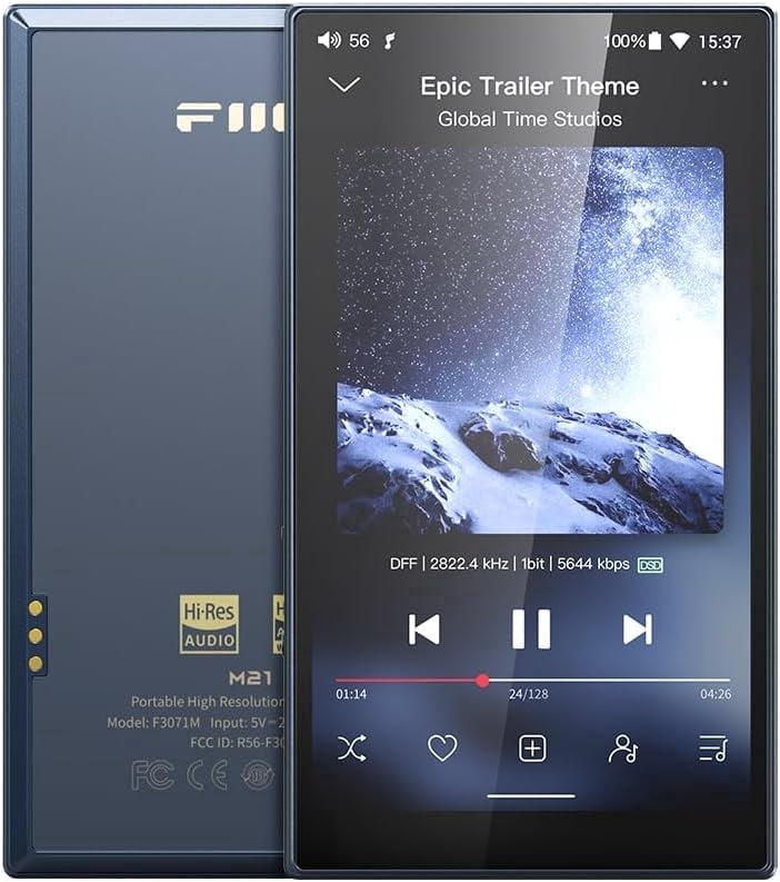 FiiO M21 Android 13 Portable Music Player MP3 Walkman Snapdragon