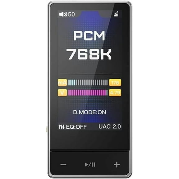 FiiO QX13 Portable DAC Amp, ES9027PRO 8-Ch DAC, 900mW×2, XMOS 16-Core, 10-Band EQ,Color Display (Titanium Gold)