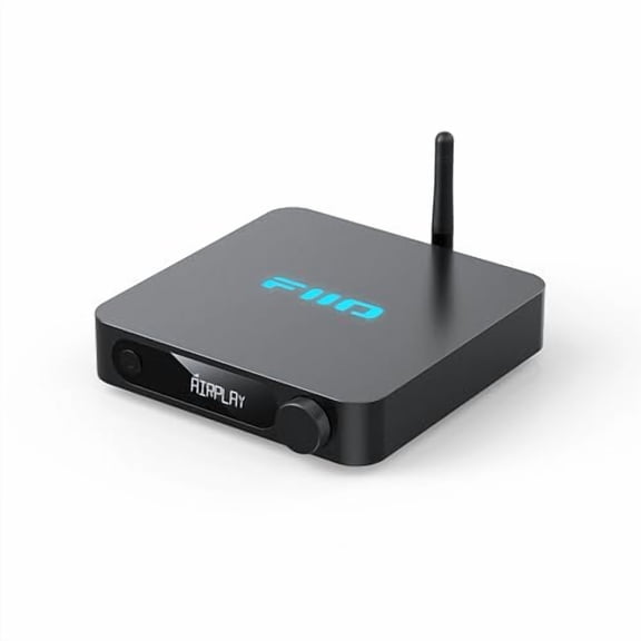 FiiO SR11 AirPlay Audio Streamer Receiver,WiFi Multiroom Streamer,Stream Hi-Res Audio (Black)