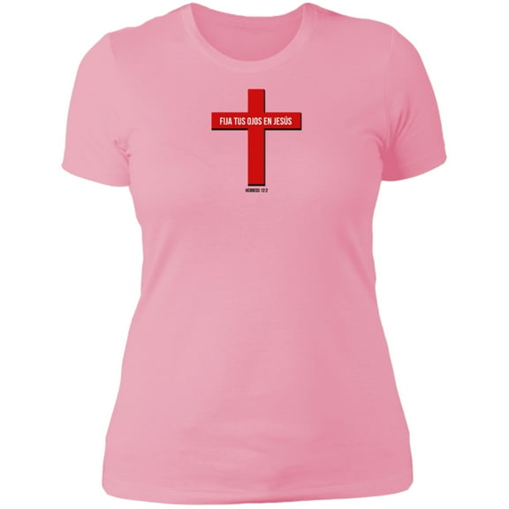 Fija Tus Ojos En Jesús Ladies the Boyfriend Tee