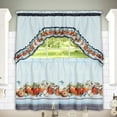 thumbnail image 1 of Fiji Apples Kitchen Curtain Tier & Swag Set - 24 in. Long, 1 of 1