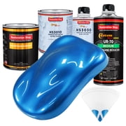 Fiji Blue Metallic Premium Quart URETHANE BASECOAT CLEARCOAT Car Auto Paint Kit