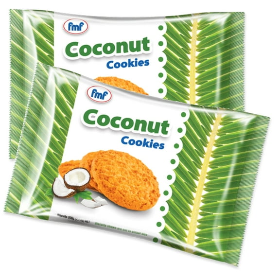 Fiji Coconut Cookies (2 x 200g pack)  Tropical Delight from Fiji !!!