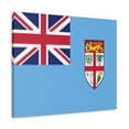 thumbnail image 1 of Fiji Country Flag Canvas Vibrant Wall Art Unframed Home Decor, 1 of 13