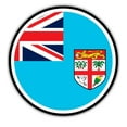 thumbnail image 1 of Fiji Flag - 12" Vinyl Sticker Waterproof Decal, 1 of 1