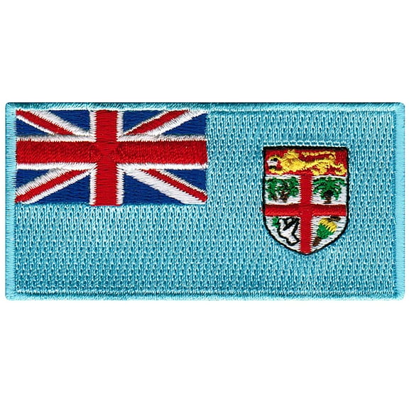 Fiji Flag Embroidered Iron-on Patch