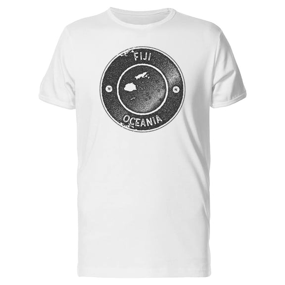 Fiji Grunge Map, Oceania Tee Men's -Image by Shutterstock