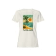 thumbnail image 1 of Fiji Islands Sunset Beach Art Women's T-shirt, 1 of 3