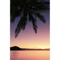 thumbnail image 1 of Fiji Matangi Private Island Resort Sunset Glow Over Ocean Poster Print, 11 x 17, 1 of 1
