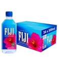 thumbnail image 1 of Fiji Natural Artesian Water, 500ML Bottle (Pack of 24) Naturally Filtered Spring Water Kosher Gluten-free Thirst Quencher Blissful On-the-go Travel Hydration & CUSTOM Storage Carrier, 1 of 7