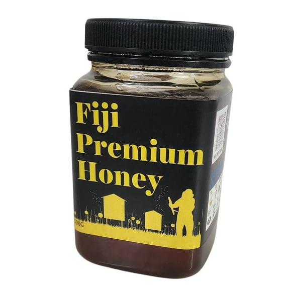 Fiji Premium Honey – 500g (17.6 oz) – 100% Pure, Raw, and Unfiltered – Natural Antioxidant-Rich Sweetener