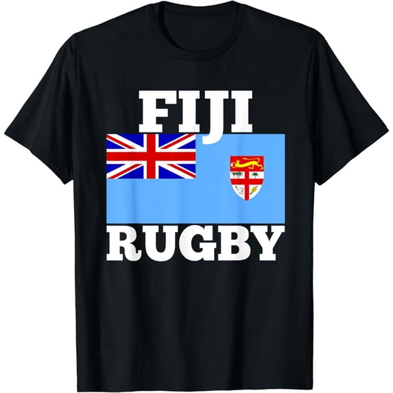 Fiji Rugby Flag Pride Rugby Fan Men Women Kids Gift T-Shirt