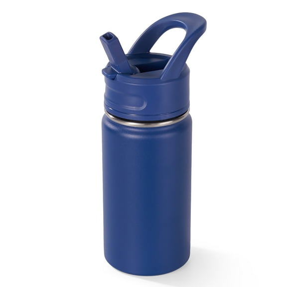 Fijinhom 12oz Kids Water Bottle with Straw, Stainless Steel, BPA-Free, Leak-Proof, Vacuum Insulated for School or Travel