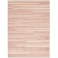 thumbnail image 1 of Fika Pink-Cream Polypropylene Rug 5'3" x 7'3", 1 of 1