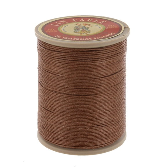 Fil Au Chinois Lin Cable, Waxed Linen Thread, Beige (185)