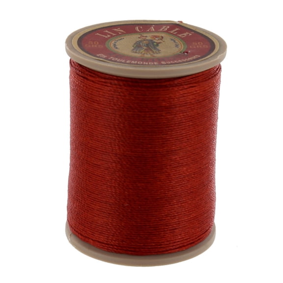 Fil Au Chinois Lin Cable, Waxed Linen Thread, Copper (333)