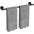 thumbnail image 1 of Fil-Fresh Matte Black Towel Bar, 24-Inch Wall Mounted Towel Rack, Heavy Duty Stainless Steel Towel Holder, Rustproof Bath Towel Rod for Bathroom, Home & Apartment Essentials, 1 of 8