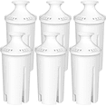 thumbnail image 1 of Fil-fresh 6-Pack Standard Water Filter Replacements for Brita Water Pitchers and Dispensers, Reduce Chlorine and Bad Taste, BPA free, 1 of 7