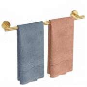 Fil-fresh Towel Bar Brushed Gold 24 Inch, Wall Mounted Bathroom Towel Rack, SUS304 Stainless Steel Towel Rod, Modern Home Decor, Total Length 26 Inch