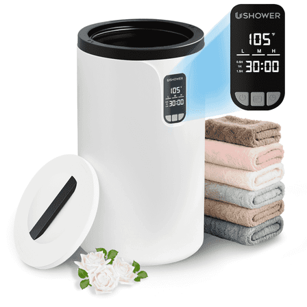 Fil-fresh Towel Warmer for Bathroom, 20L Large LCD Display,Towel Heater Bucket Fits Two 40"x70" Oversized Towels, Blanket and Bathrobe Warmer for Spa with Auto Shut-Off & 3 Timing,Exquisite Gift