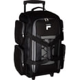 thumbnail image 1 of Fila 22" Lightweight Carry On Rolling Duffel Bag, Black, One Size, 1 of 5