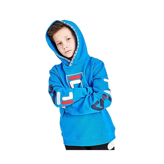 Fila 90S Boys Active Hoodies Size S, Color: Direct Blue