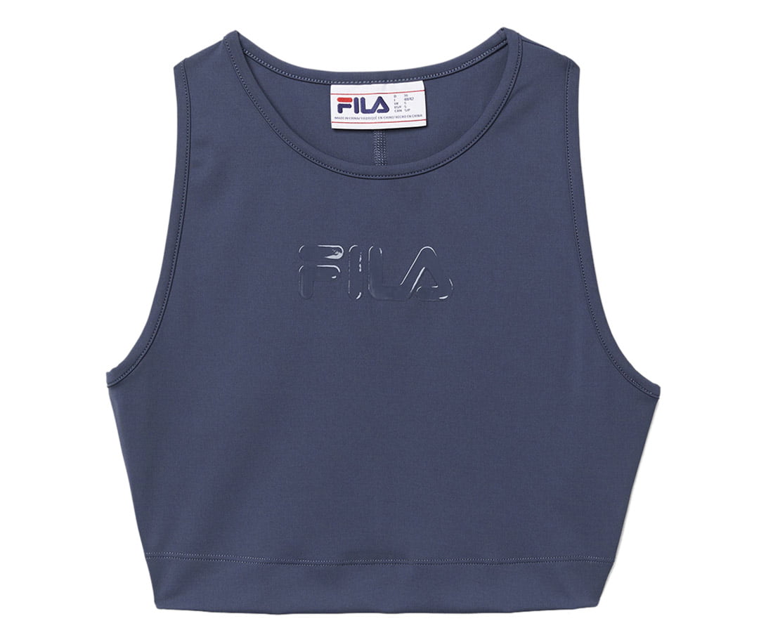 Fila Alva Tank Womens Sports Bras Size Xs, Color: Grey 