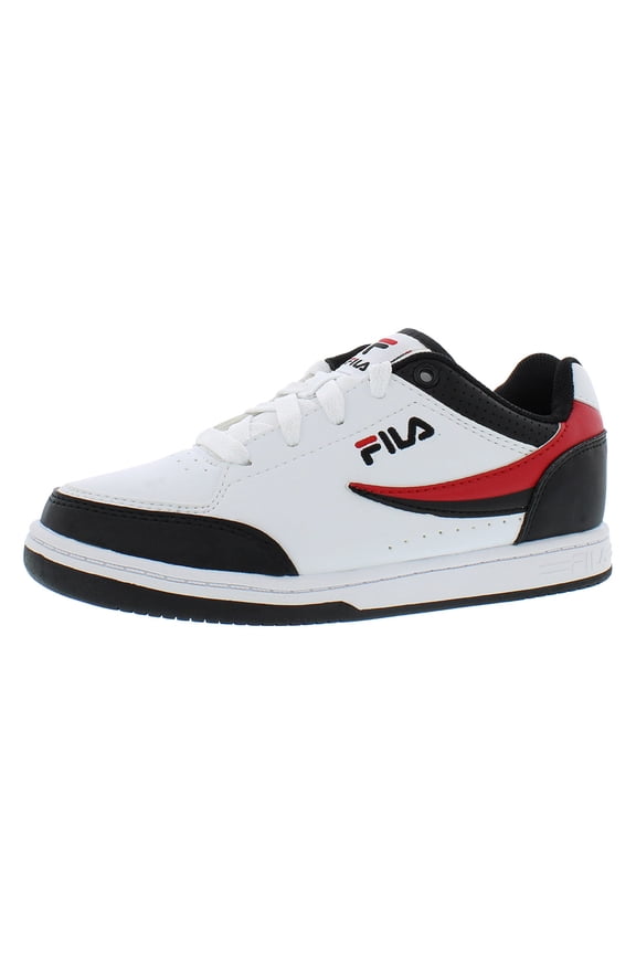 Bbn 92 Boys Shoes Size 11, Color: White/Black/Red
