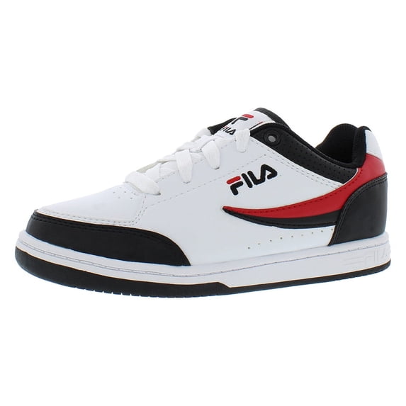 Fila Bbn 92 Boys Shoes Size 12, Color: White/Black/Red