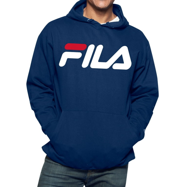 Fila & Tall Men's Classic Hooded fleece sweatshirt with logo design , Sizes XLT-6XL Walmart.com