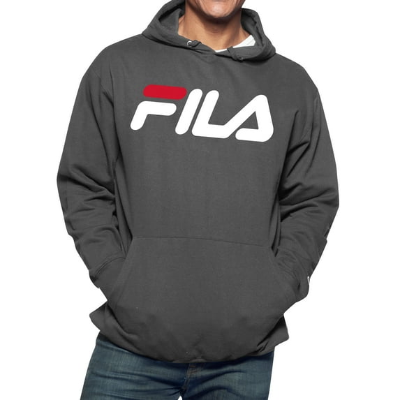 Fila Big & Tall Men's Classic Hooded fleece sweatshirt with Graphic logo design , Sizes XLT-6XL
