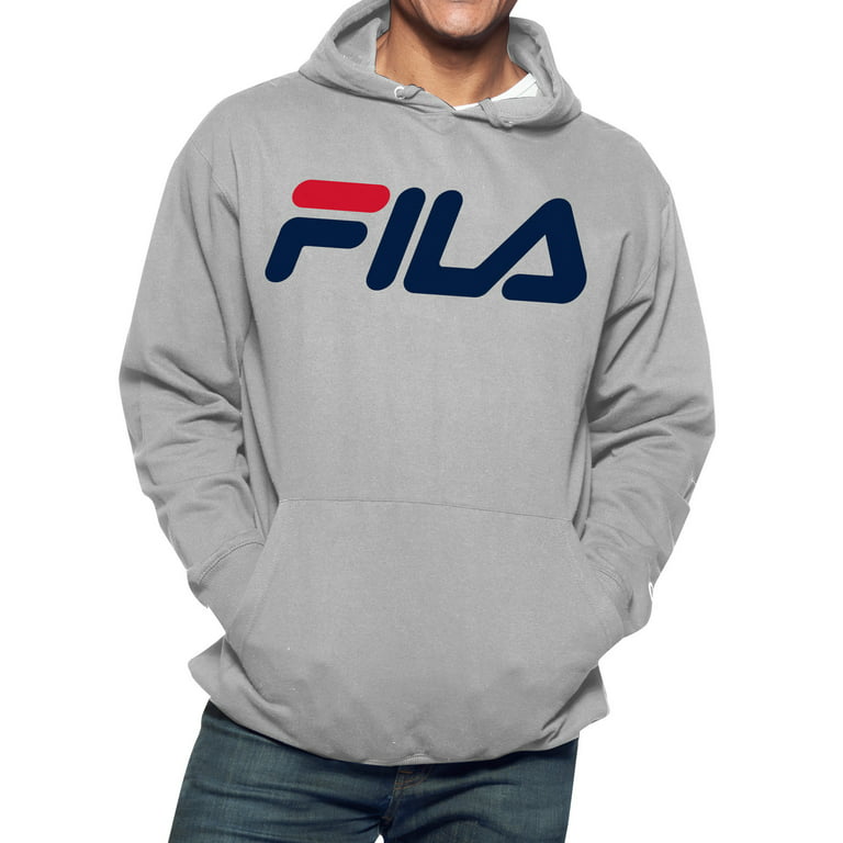 Fila & Tall Men's Classic Hooded fleece sweatshirt with logo design , Sizes XLT-6XL Walmart.com