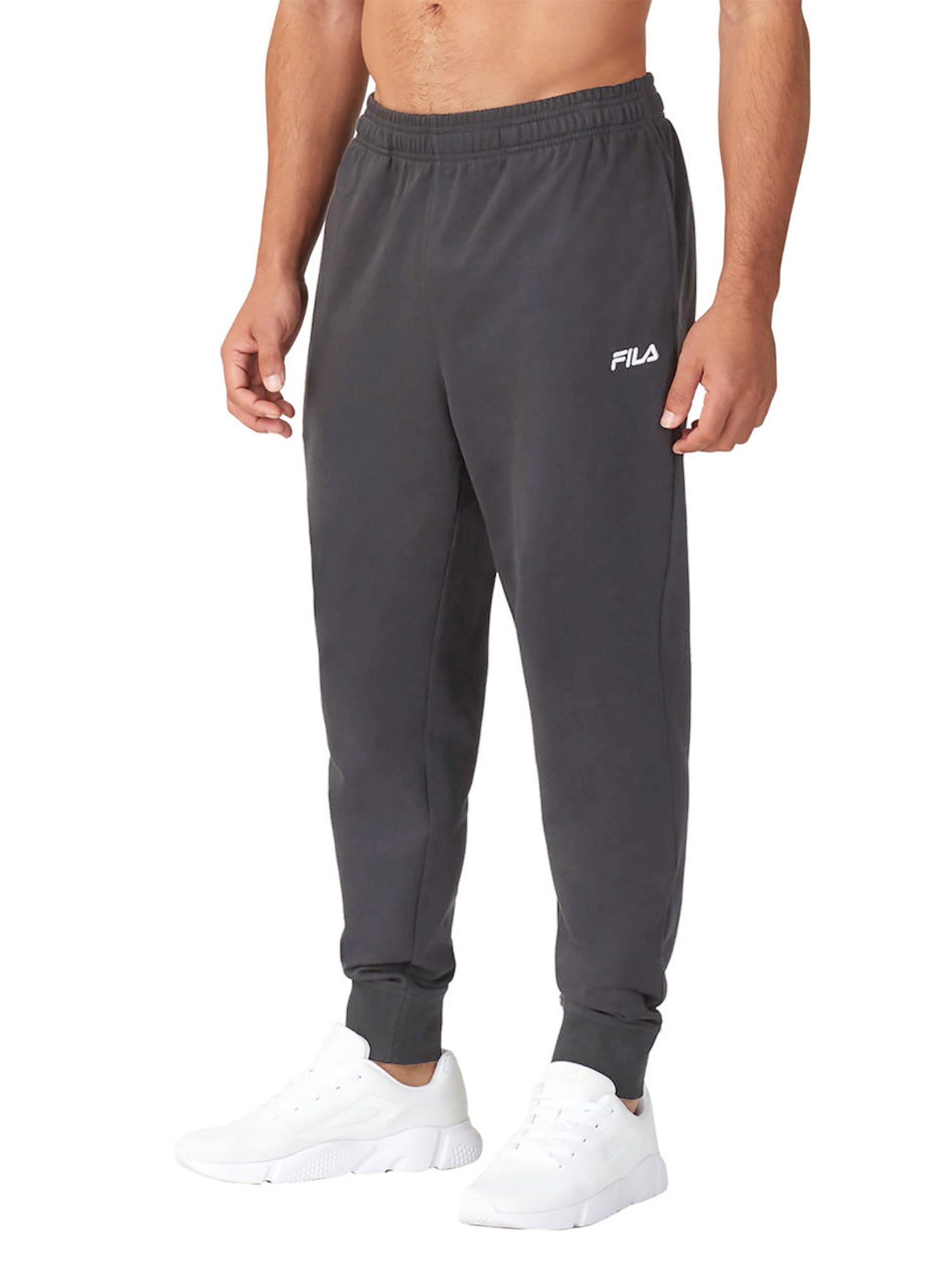 Fila Big & Tall Men's Classic fleece jogger pant with left hip Fila graphic  logo design , Sizes XLT-6XL 