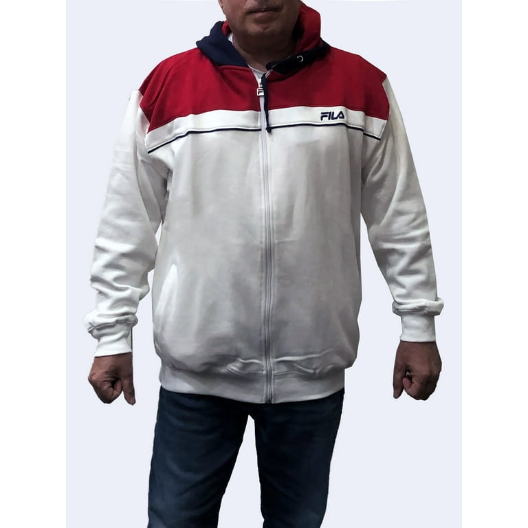 Fila Big Tall Men s Classic full zipper fleece jacket with