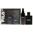 thumbnail image 1 of Fila Black Cologne and Body Spray for Men, 2 pc Mens Cologne Gift Set, 1 of 5