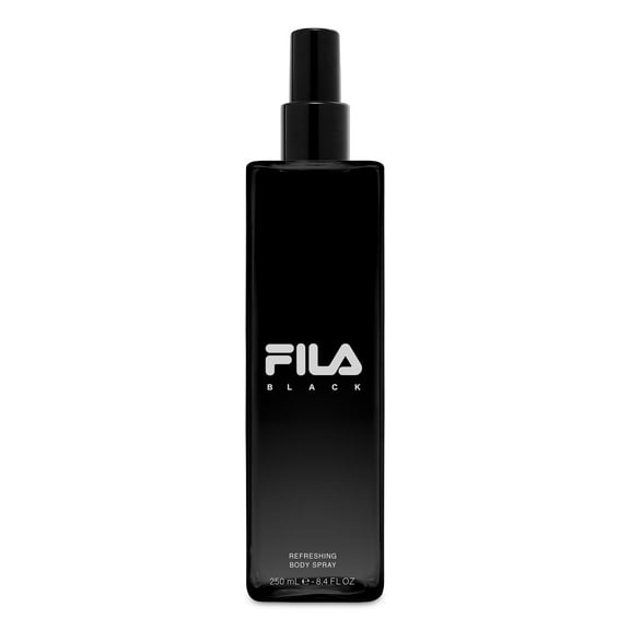 Fila Black Mens Cologne Body Spray, Fragrance for Men, 8.4 oz Body Spray