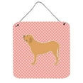 thumbnail image 1 of Fila Brasileiro Checkerboard Pink Wall or Door Hanging Prints, 1 of 1