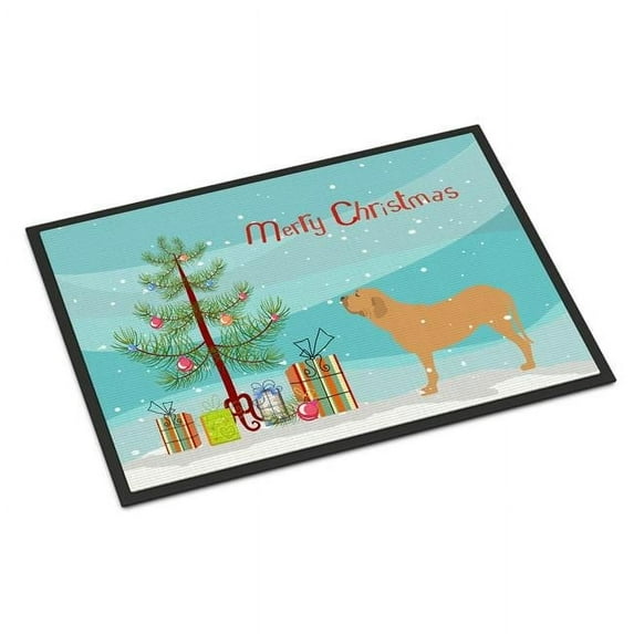 Fila Brasileiro Merry Christmas Tree Indoor or Outdoor Mat - 24 x 36