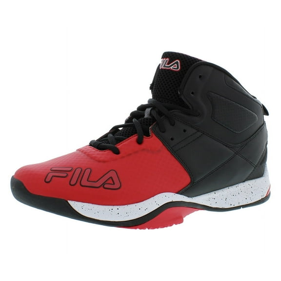 Fila Breakaway 10 Mens Shoes Size 7, Color: Black/Red/Metallic Silver