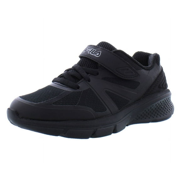 Fila Cryptonic 9 Strap Boys Shoes Size 4.5, Color: Black