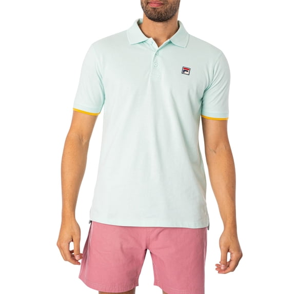 Fila Custom Tipped Basic Polo Shirt, Green