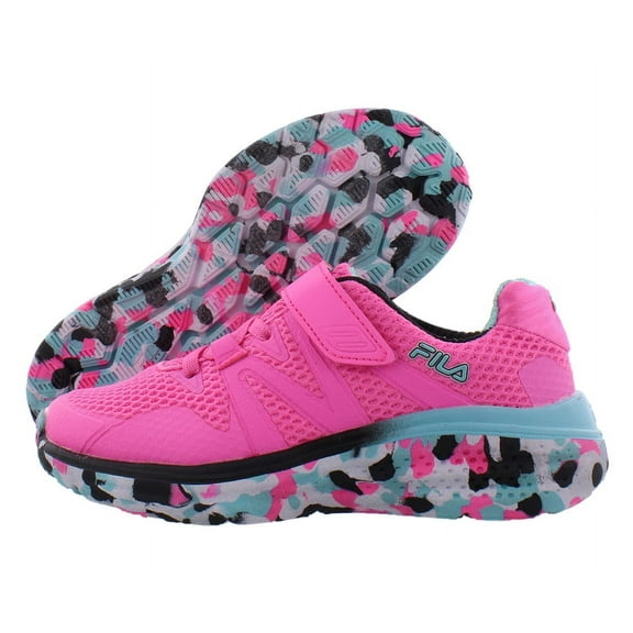 Fila Cybotic Strap Mashup Girls Shoes Size 11.5, Color: Pink/Black